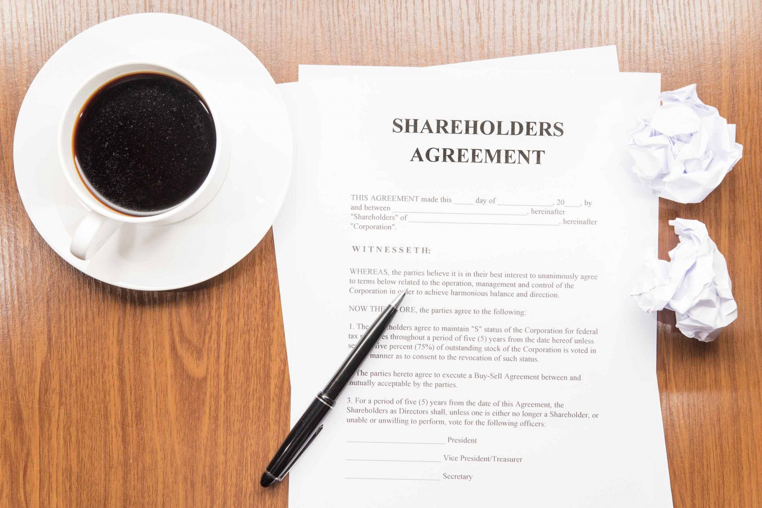 5 Reasons Why Your Company Needs a Shareholders Agreement