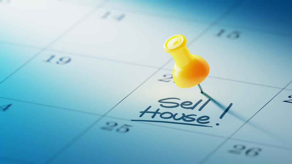 calendar with date to sell house